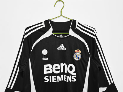 Camiseta Retro de Fútbol Real Madrid 2006 Black