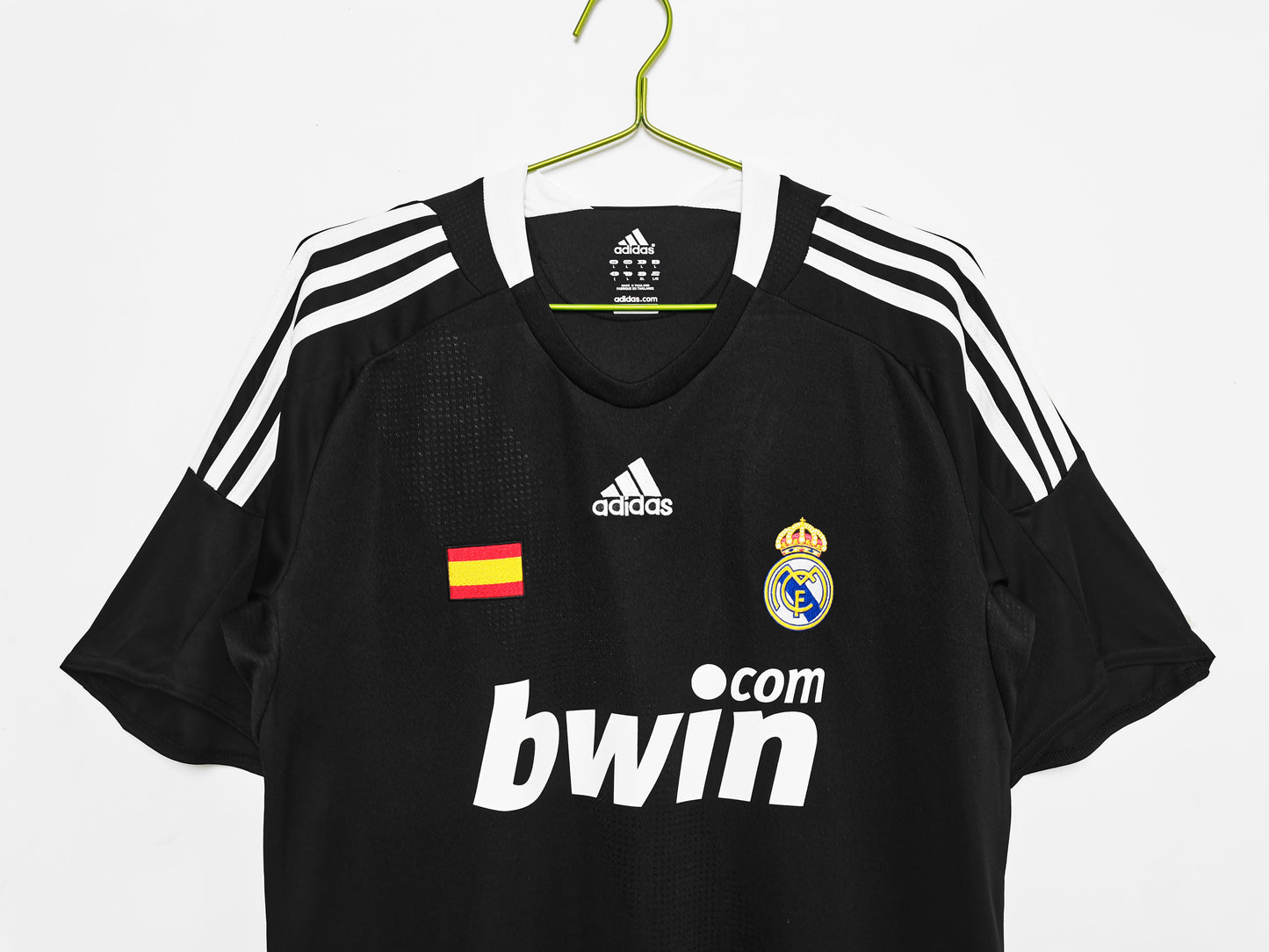 Camiseta Retro de Fútbol Real Madrid 2008 Negra