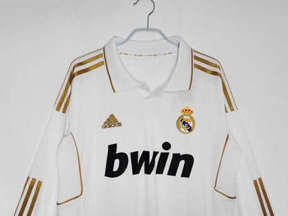 Camiseta Retro de Fútbol Real Madrid 2011 Manga Larga