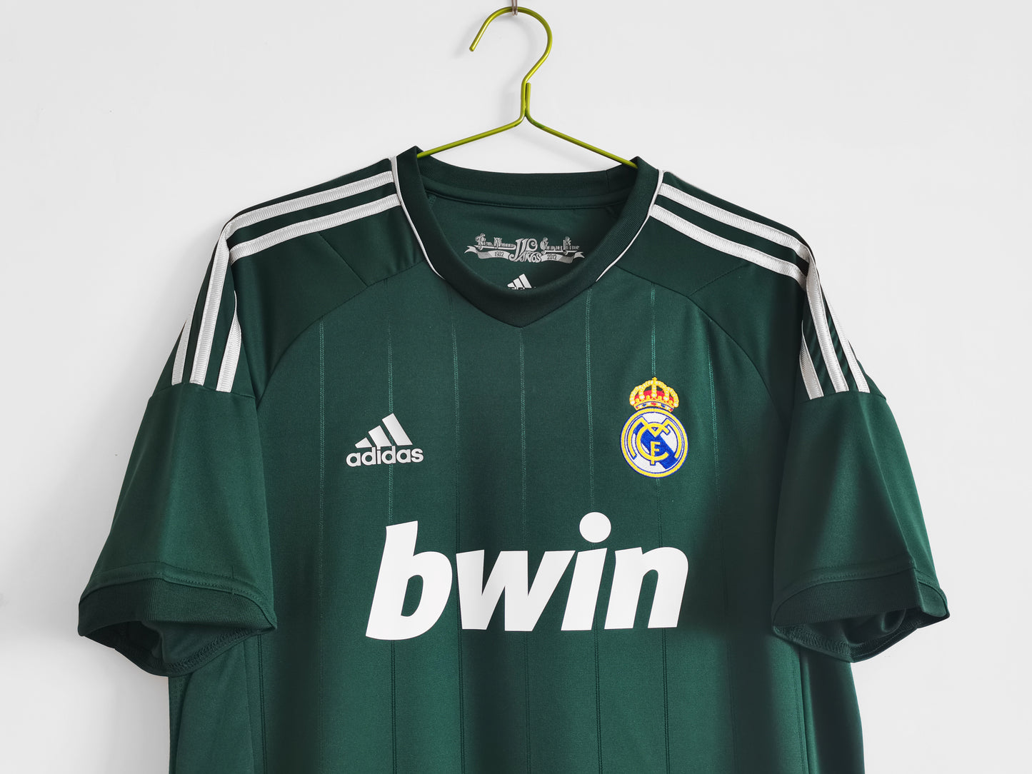 Camiseta Retro de Fútbol Real Madrid 2012 Alternativa Verde