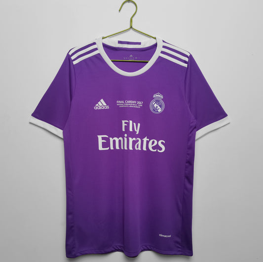 Camiseta Retro de Fútbol Real Madrid 2016 Alternativa