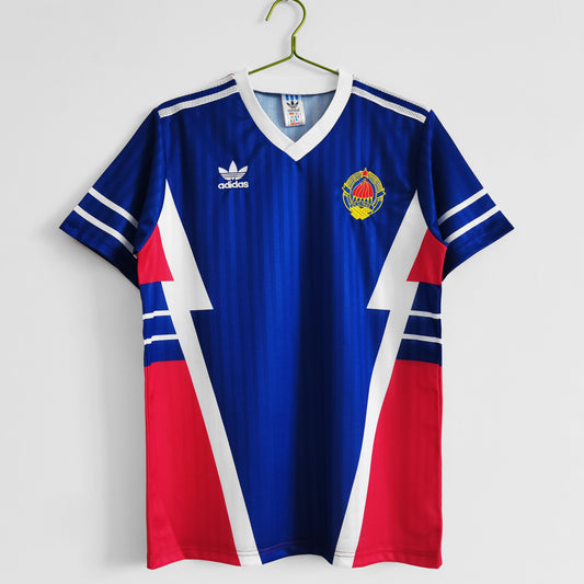 Camiseta Retro de Futbol Yugoslavia 1990 Azul