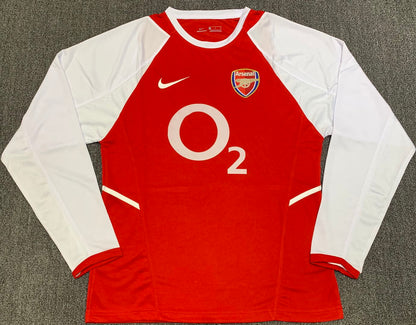 Camiseta Retro de Fútbol Arsenal 2002-2003 Local ML