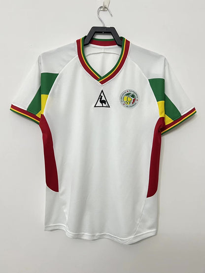 Camiseta Retro de Futbol Senegal 2002 Blanco