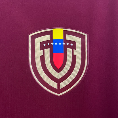 Camiseta de Futbol Venezuela 2024-2025 (Versión Fanático Vinotinto)