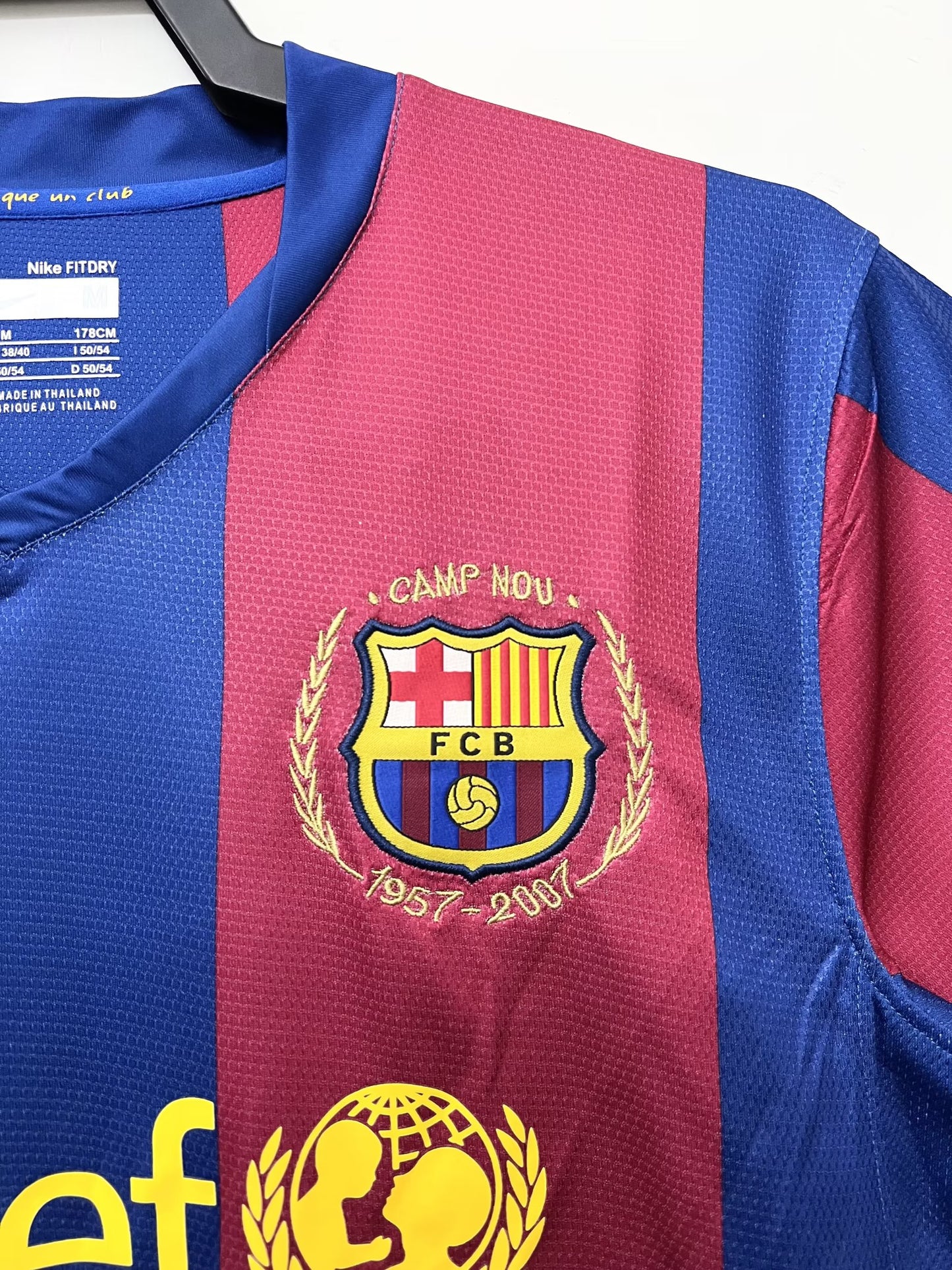 Camiseta Retro de Fútbol Barcelona Local 2007 - 2008