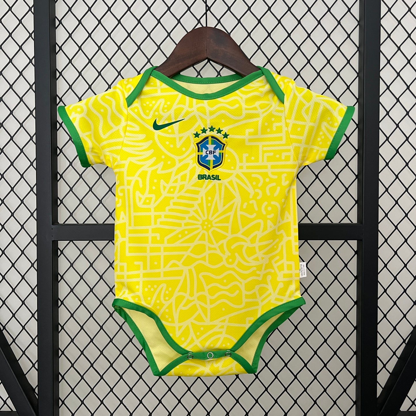 Body Bebé de Fútbol Brasil