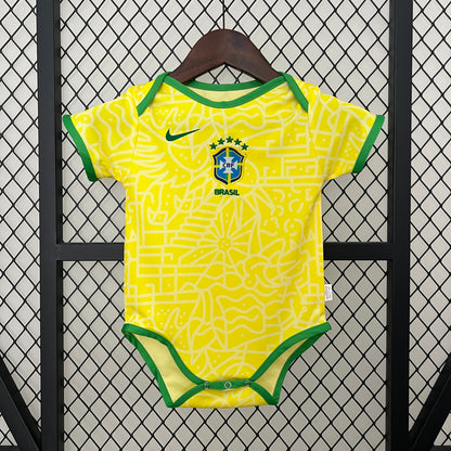 Body Bebé de Fútbol Brasil