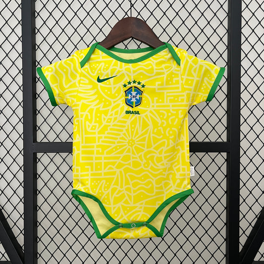 Body Bebé de Fútbol Brasil