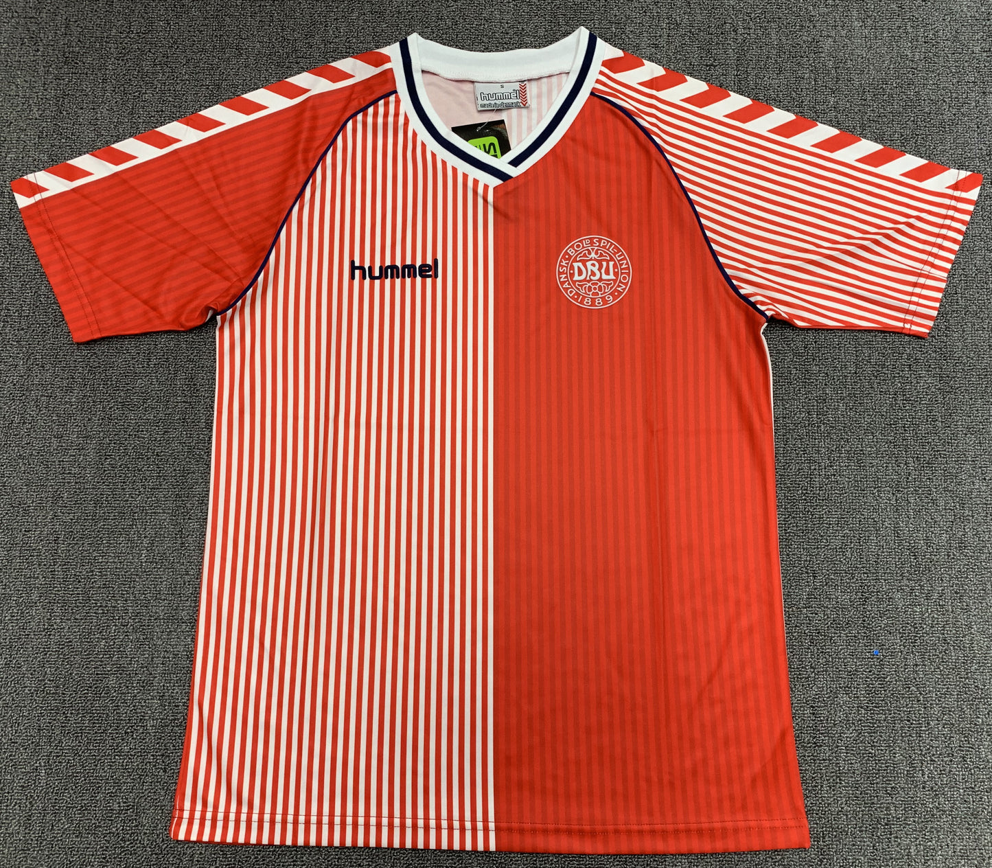 Camiseta Retro de Fútbol Dinamarca 1986