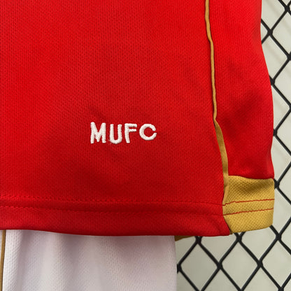 Camiseta Conjunto de Niño Retro de Fútbol Manchester United 2006-2007