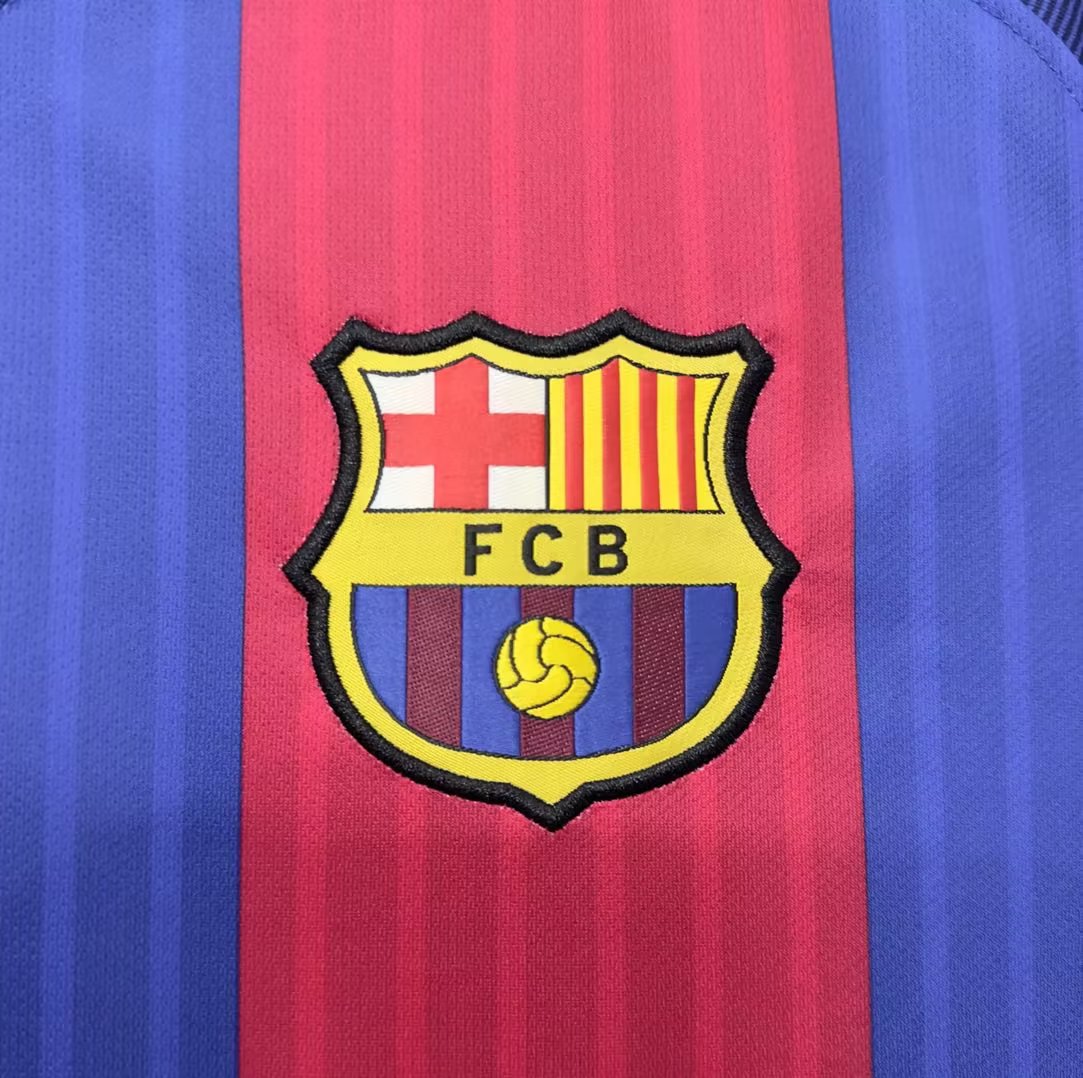 Camiseta Retro de Fútbol FC Barcelona 2016-2017