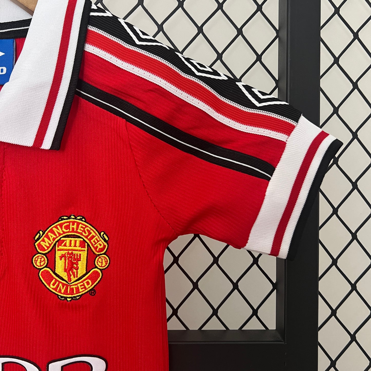 Camiseta Conjunto de Niño Retro de Fútbol Manchester United 1998-1999