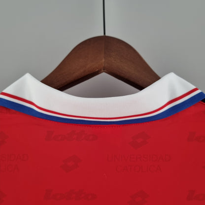 Camiseta Retro de Fútbol Universidad Católica 1996 Roja