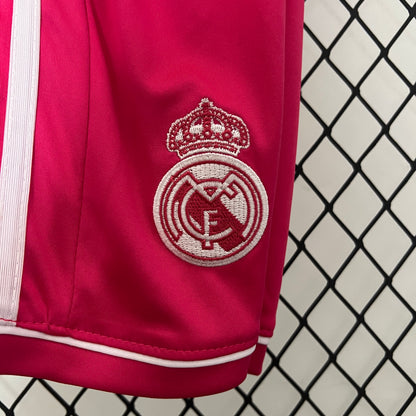 Camiseta Conjunto de Niño Retro de Fútbol Real Madrid 2014-2015 (Rosa)