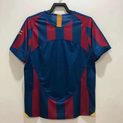 Camiseta Retro de Fútbol Barcelona Local Liga de Campeones Edición 2005