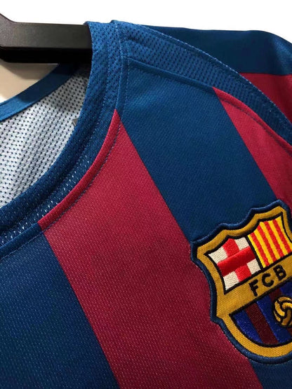 Camiseta Retro de Fútbol Barcelona Local Liga de Campeones Edición 2005