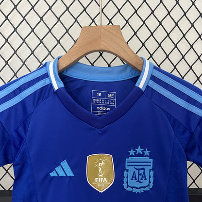 Camiseta Conjunto de Niño de Fútbol Argentina 2024 Visitante