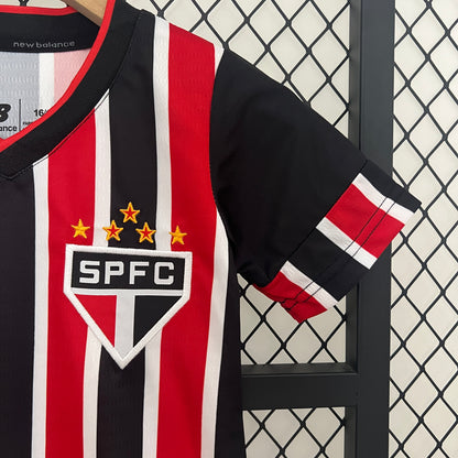 Camiseta Conjunto de Niño de Fútbol Sao Paulo 2024-2025 Visitante