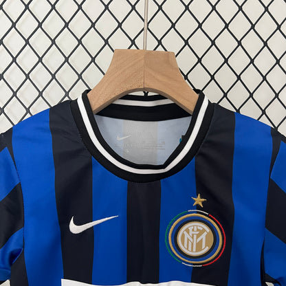 Camiseta Conjunto de Niño Retro de Fútbol Inter de Milan 2009-2010