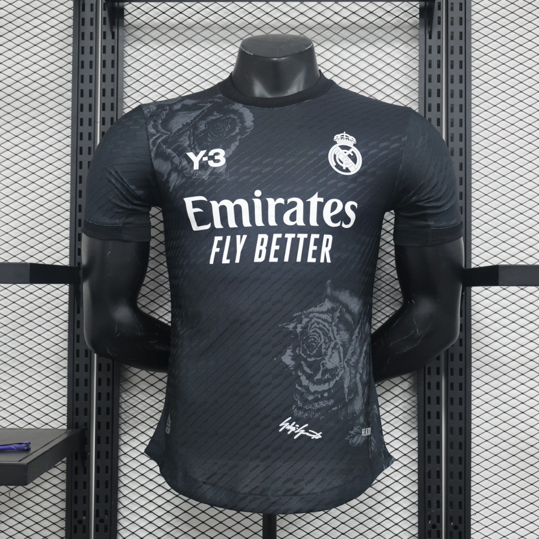 Camiseta de Futbol Real Madrid Y3 2024-2025 Black