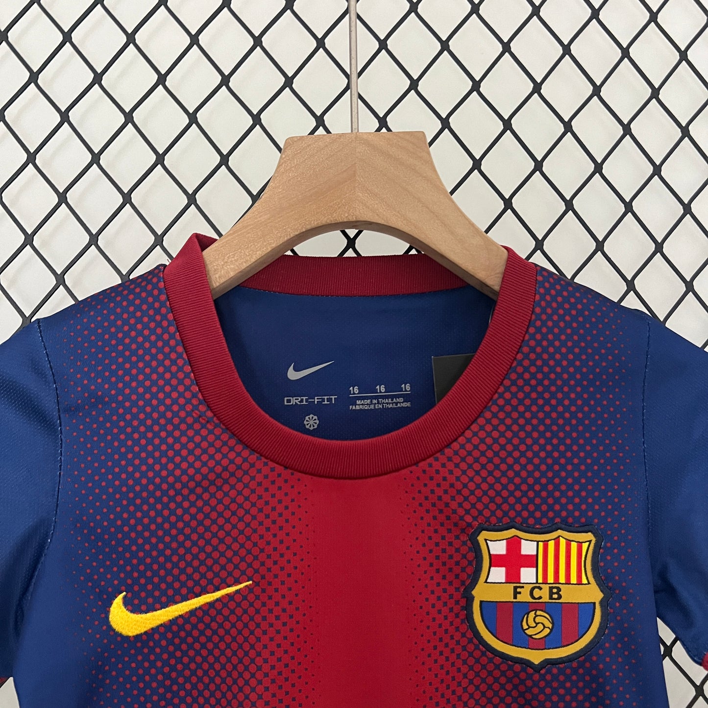 Camiseta Conjunto de Niño Retro de Fútbol Barcelona 2012-2013