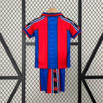 Camiseta Conjunto de Niño Retro de Fútbol Barcelona 1995-1997