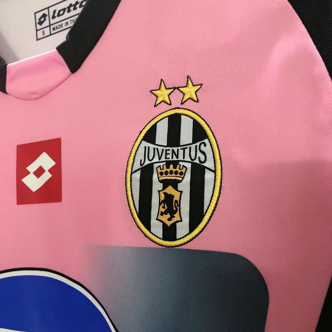 Camiseta Retro de Fútbol de la Juventus 2002 - 2003 Rosa y negro