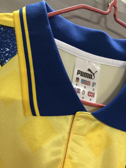 Camiseta Retro de Fútbol Parma 1995 - 1997 Amarillo