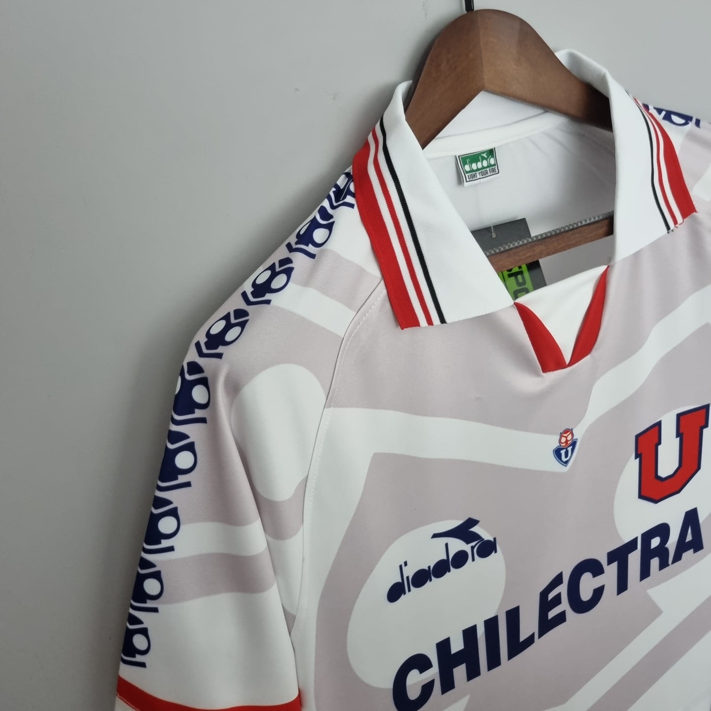 Camiseta Retro de Fútbol Universidad de Chile 1996 Blanca