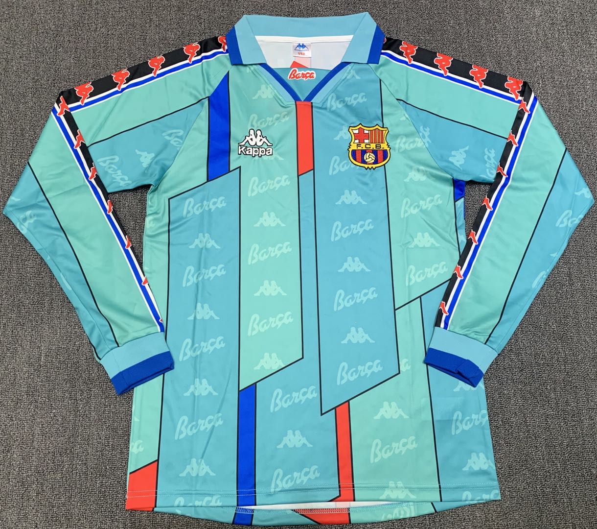 Camiseta Retro de Fútbol Barcelona 1996 - 1997 Visitante ML