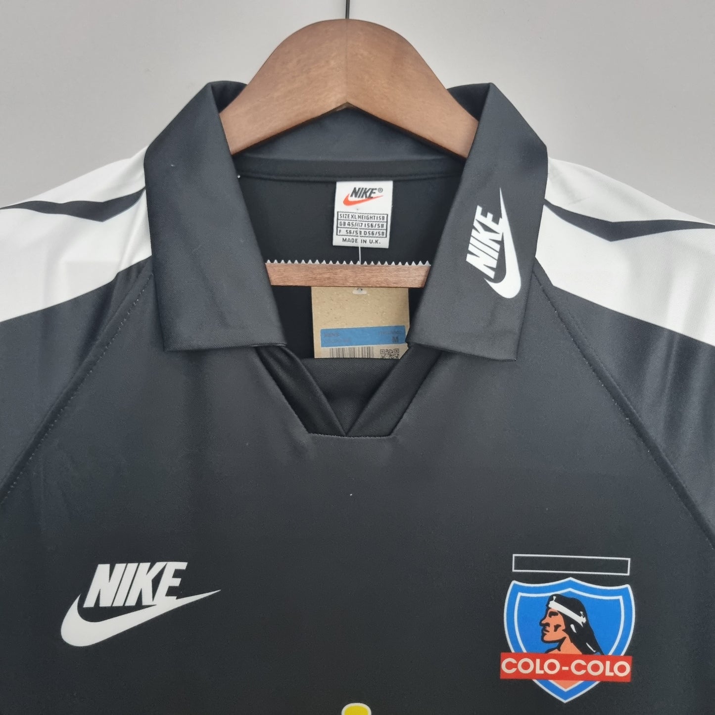 Camiseta Retro de Fútbol Colo Colo 1995 Negra