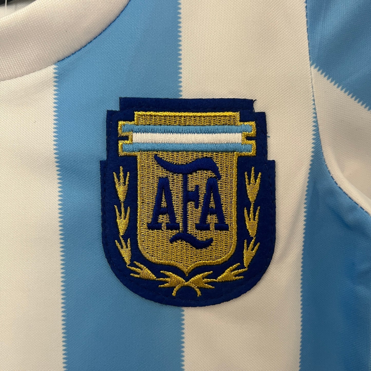 Camiseta Conjunto de Niño Retro de Fútbol Argentina 1986