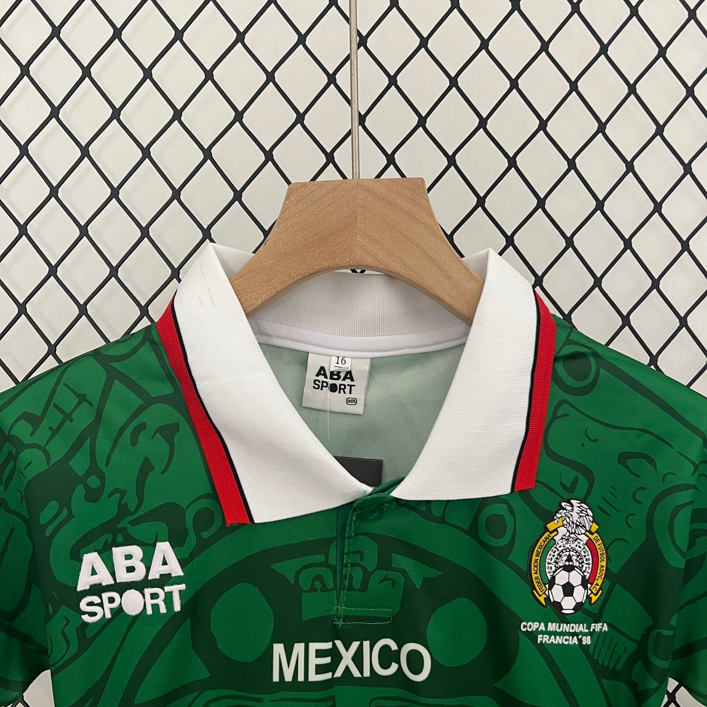 Camiseta Conjunto de Niño Retro de Fútbol Mexico 1998