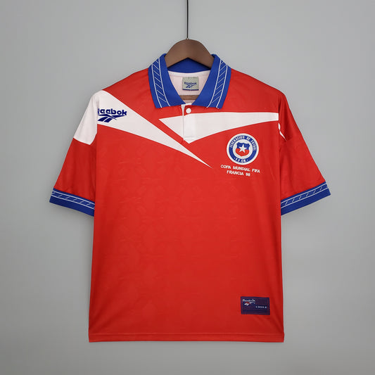 Camiseta Retro de Futbol Chile 1998