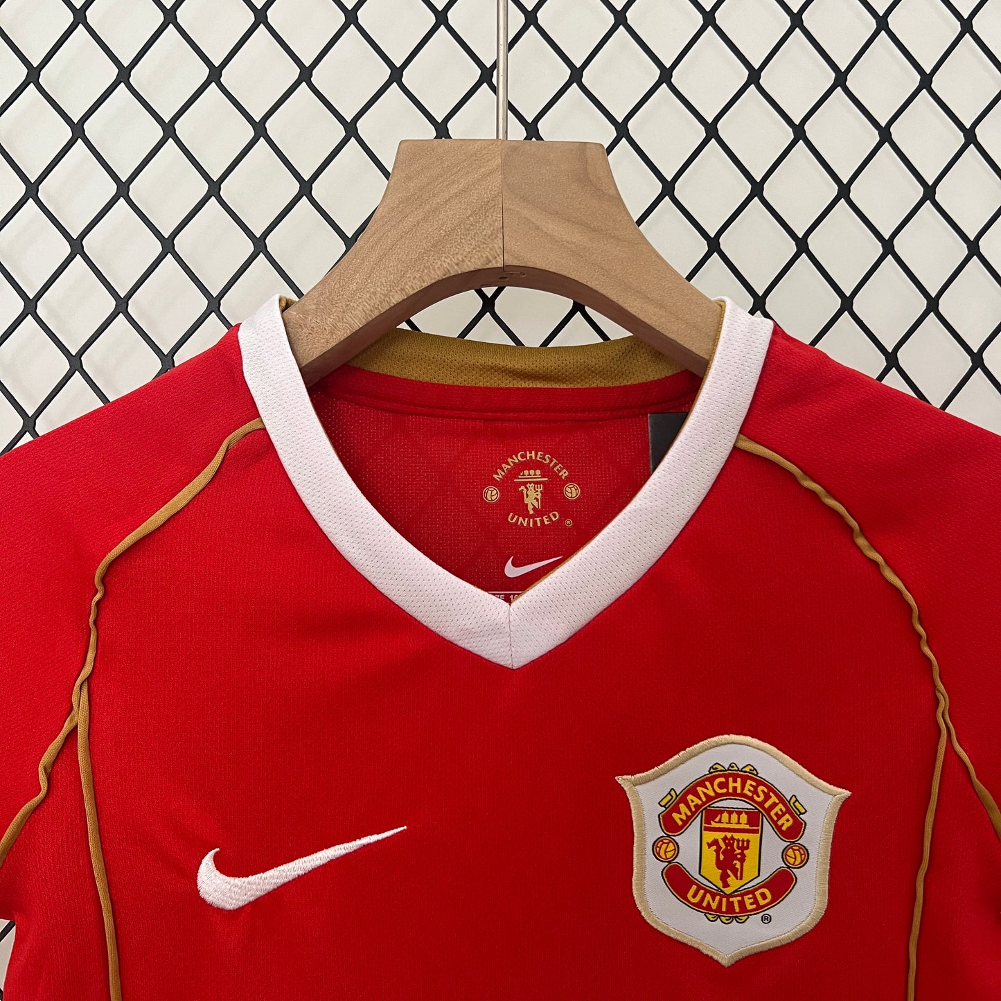 Camiseta Conjunto de Niño Retro de Fútbol Manchester United 2006-2007