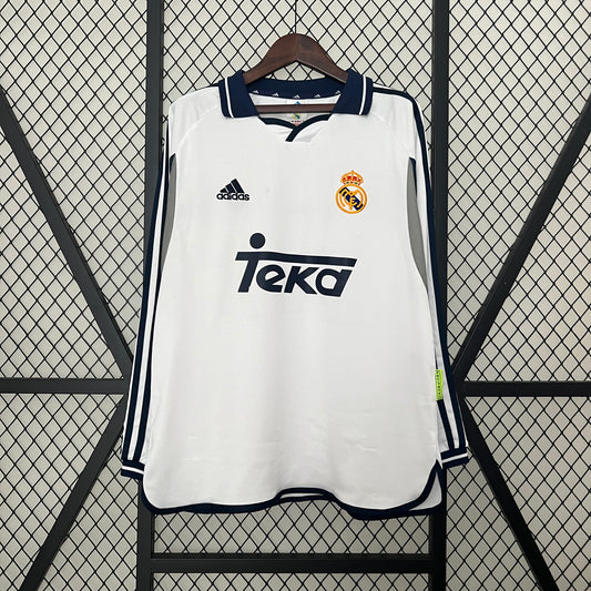 Camiseta Retro de Fútbol Real Madrid 2000-2001 ML