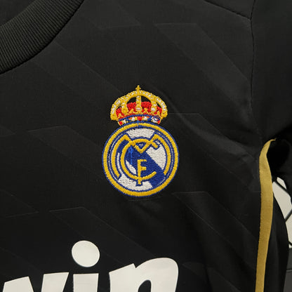 Camiseta Conjunto de Niño Retro de Fútbol Real Madrid 2011-2012 (Negra)