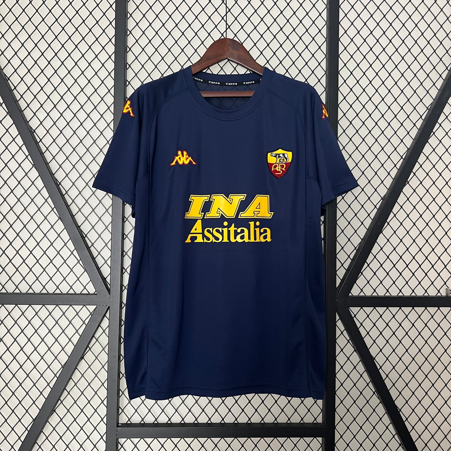 Camiseta Retro de Fútbol AS Roma 2000-2001 Tercera