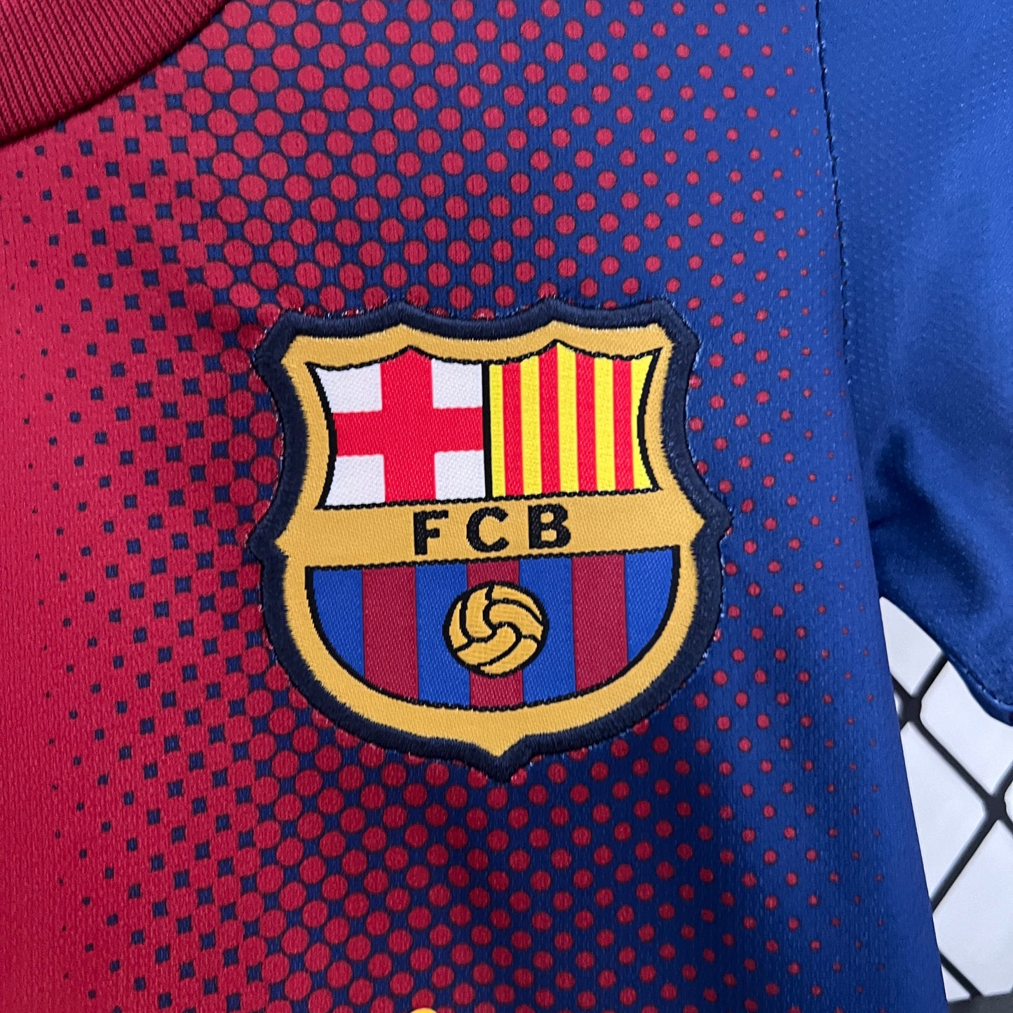 Camiseta Conjunto de Niño Retro de Fútbol Barcelona 2012-2013