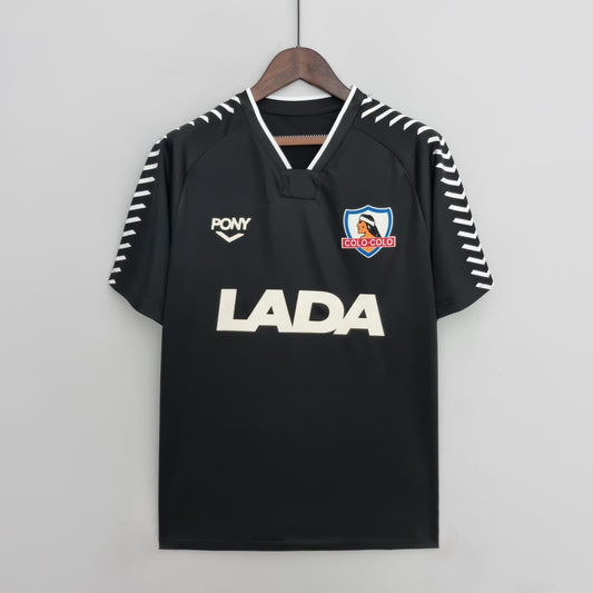 Camiseta Retro de Fútbol Colo Colo 1992 Negra