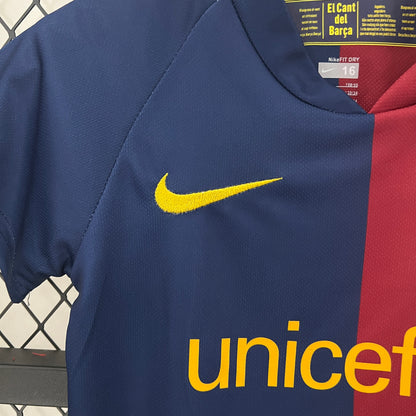 Camiseta Conjunto de Niño Retro de Fútbol Barcelona 2008-2009