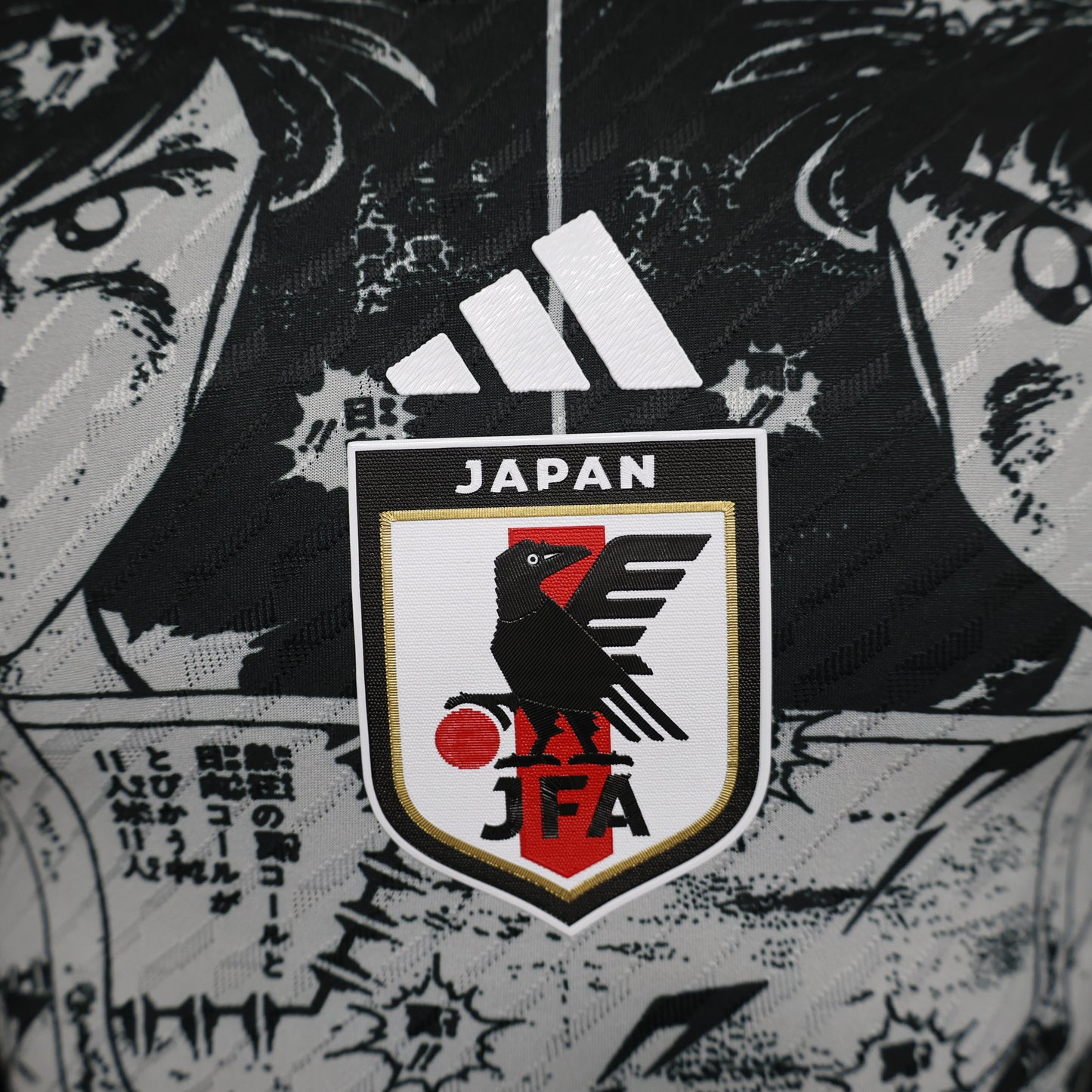 Camiseta de Futbol Temática Japón Negra (Super Campeones)