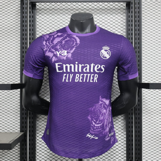 Camiseta de Futbol Real Madrid Y3 2024-2025 Purple