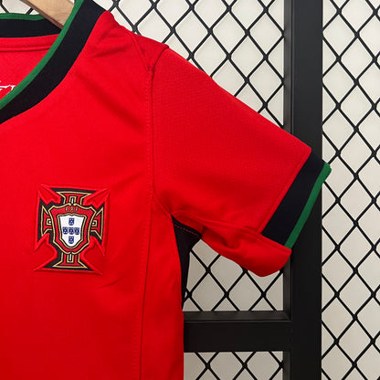 Conjunto de Fútbol para Niño Portugal 2024 Local