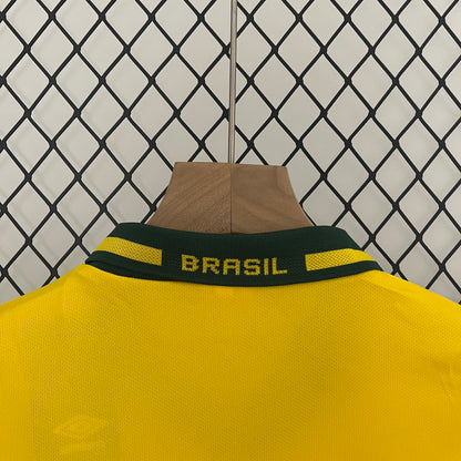 Camiseta Conjunto de Niño Retro de Fútbol Brasil 1994