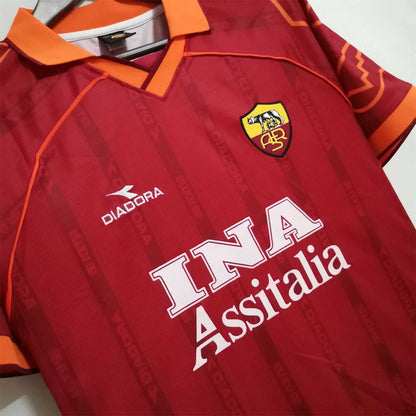 Camiseta Retro de Fútbol AS Roma 1999-2000